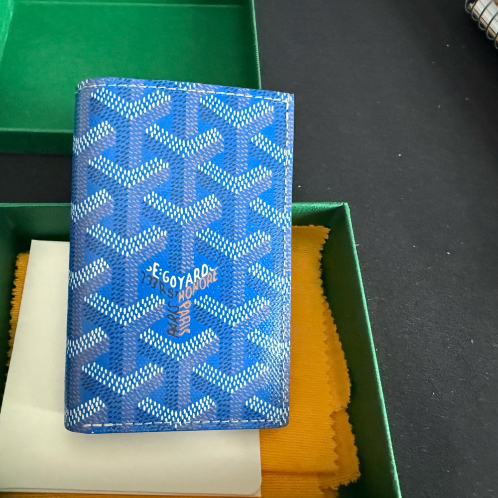 Goyard Blue Wallet
